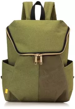 Cat Dayan Backpack Lightweight Water Repellent Compact Light Large Capacity Dayan Cat Goods Bag Trapezoidal Compact Backpack Khaki Green 25 x 30 x