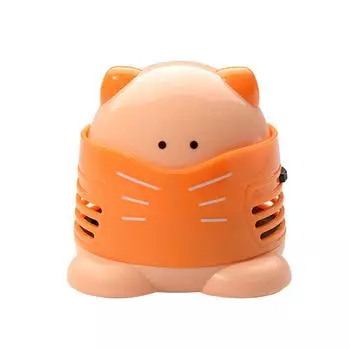 Cat Desktop Vacuum Cute Style Mini Electric Keyboard Пылесборник для бумажных отходов Quicker Picker Drill Tool Tools розовый