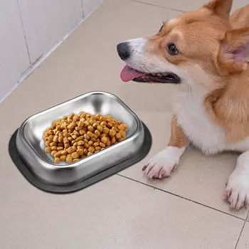 Cat Dog Feeding Bowl Durable Non-Slip Drip Resistant Pet Supplies for Cats And Small small