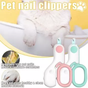 Инструмент для ухода за кошкой и собакой, точный тримминг, профессиональный товар для домашних животных, регулируемые, легкие ножницы для ногтей для домашних животных, кусачки для ногтей, брызгозащищенные, популярные, новые, уникальные Style 1-- Pink