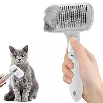Cat Dog Hair Removal Slicker Brushing Pill Removal For Dogs and For Short Long Brush Fully Brush Brush, Brush, Cat, Dog, Brush, Massage, Brush, Brush, синий