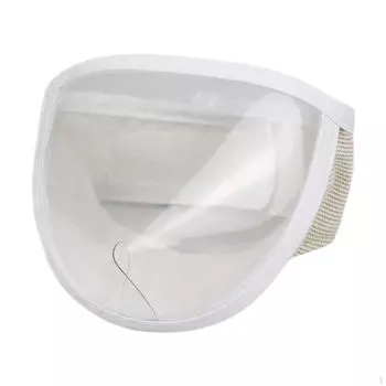 Cat Grooming Mouth Guard, Transparent Breathable Anti-Licking Guard for Bathing, Nail S