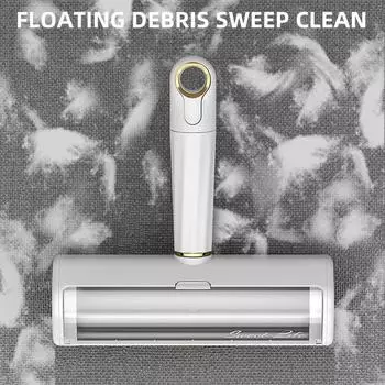 Cat Hair Remover Pet Reusable Lint Roller Cat and Dog Hair Remover Portable Multi-Surface Fur Removal Tool for Furniture Clothes белый