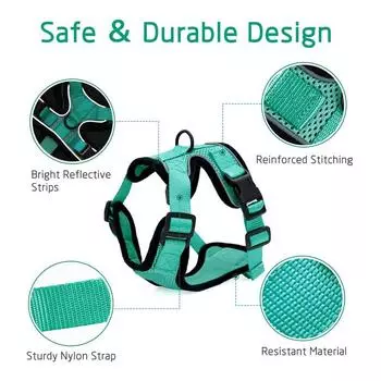 Cat Harness and Leash Set for Escape Proof Cat Vest Harness With Reflective Strip Adjustable Soft Mesh Pet Vest for Kitten Puppy XS чёрный