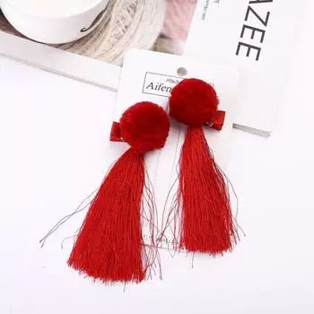 Cat Headdress Funny Cat Artifact Self-Hi Relieving Stuffy Accessories Physically Consuming Cat Toys Trick Spoof Pet Supplies Red big hair ball clip