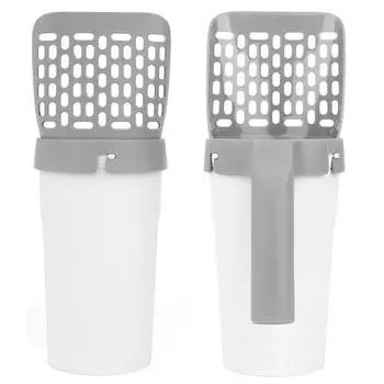 Cat Litter Scoop Self-cleaning Cat Litter Box Shovel Kitty Toilet Clean Tool Pet Cleaning Poop Bag Cat Supplies Accessories