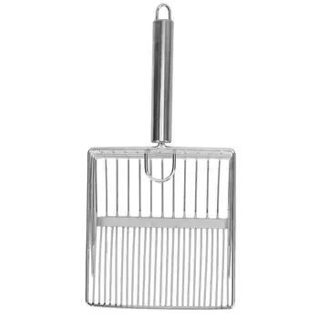 Cat Litter Scooper Metal Widened Efficient Kitten Litter Sifter Scoop for Litter Box