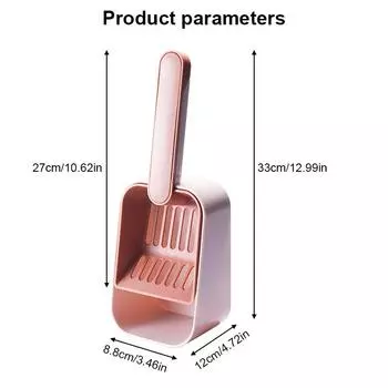Cat Litter Shovel Set Stable Cats Toilet Scoop Cat Litter Scoop Set Sand Sifter Cats Toilet Scooper Sand Scoop Pet Cleaning Tool синий