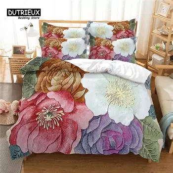 Cat Lovers Duvet Cover Set, Fashion Bedding Set, Soft Comfortable Breathable Duvet Cover, For Bedroom Guest Room Decor EU single(135x200cm)
