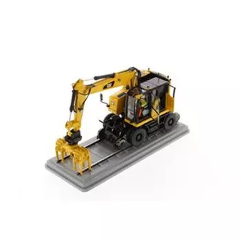 CAT M323F Amphibious hydraulic excavator for railway construction 1/50 жёлтый