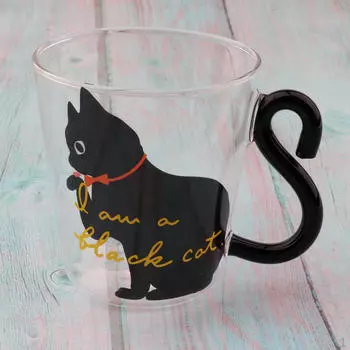 Кружка с рисунком кошки и ручкой 250 мл, Style_2