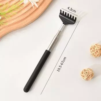 Cat Petting Dog Handy Gadget Cat and Dog Back Scratcher Cat Comb Pet Supplies Cat and Dog Interactive Anti-Itching Comb Hair Black rake (super comfortable)