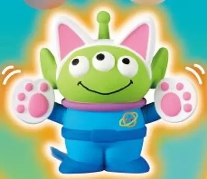 Cat Pixar Alien Ghost Play Figure [Чужой (Белый стиль)]