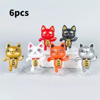Cat Pvc Dandadan Action Figures Model Toy Desktop Decoration Cute Gift Kids