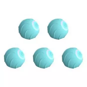Cat Rolling Ball электрическая интерактивная игрушка для кошек Мяч для кошек в помещении (синий)