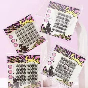 Cat s Eye Creative False Eyelashes Segmented Eyelashes Extensions Eyelash Extension 7-12mm-JM01