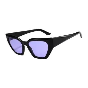 Cat S Eye Retro Small Frame Sunglasses Street Niche Sunglasses Exaggerated Wear Plain Glasses