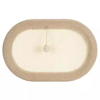 Cat Scratcher Bed 24 Inch Extra Large Anti Slip Sisal Scratching Board Bowl for Indoor Cat