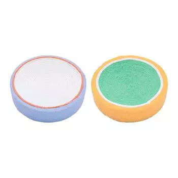 Cat Scratcher Bed Durable Pad Nest Couch Round Pet Supplies Cat Scratch Pad синий