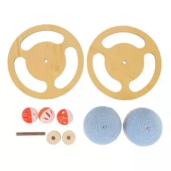 Cat Scratching Ball Toy Sisal Protect Furniture Stylish Look Cat Scratcher Ball for Indoor Home S