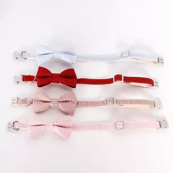 Cat Small Dog British Style Bow Pet Collar Pet Supplies