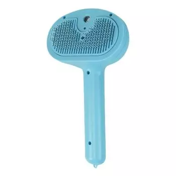 Cat Steam Brush Cat Shedding Comb Multi-Function Dematting Comb Pet Supplies синий