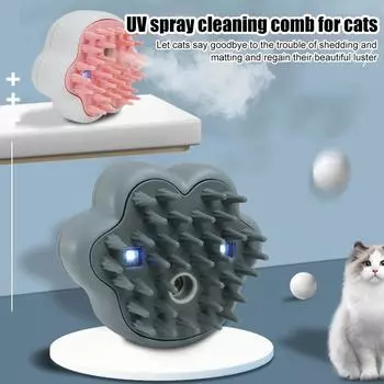 Cat Steam Brush Steamy Dog Brush 4 in 1 Electric Spray Cat Hair Brushes for Massage Pet Grooming Comb Hair Removal Combs New