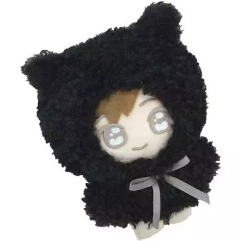 cat stuffed toy Sewing doll mascot Sewing activities Sewing chibinui doll sewing clothes Dress up costume poncho animal boa cat cat ears cat ears Cat