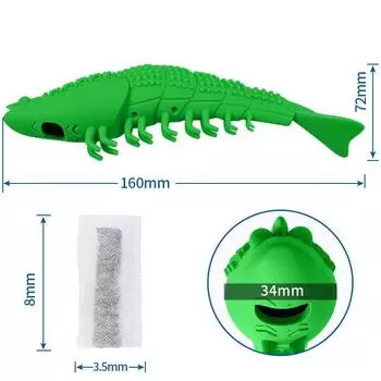 Cat Toothbrush Toy-Durable Hard Rubber - Cat Dental Care Cat Interactive Toothbrush Chew Toy cat treat toy