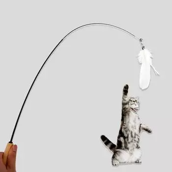 Cat Toy Interactive Toy Soft Feather And Cat Feather And Bell Toy Free