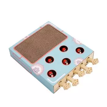 Cat toys Whac-a-Mole cat scratching board corrugated cat teasing toy multi-functional anti-cat scratching claw cat scratching board toy