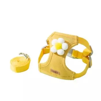 Cat traction rope anti-break free go out special walk cat rope vest chest strap kitten artifact pet supplies S (size reference picture)