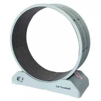 Cat Trainer 80 Cat Wheel Cat Running Wheel Diameter 80cm Cat Treadmill Cat Running Machine Exercise Device Stress Relief Relieve Lack of Exercise Cat серый