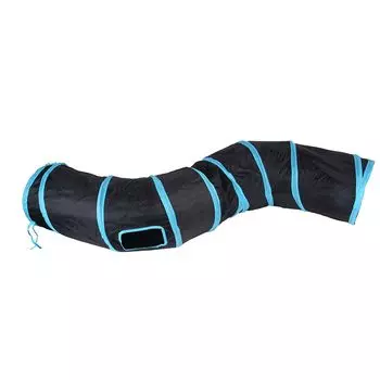Cat Tunnel S Type Foldable Pet Supplies Cat Play Toy Supports Laundry Suitable for Cat Hiding