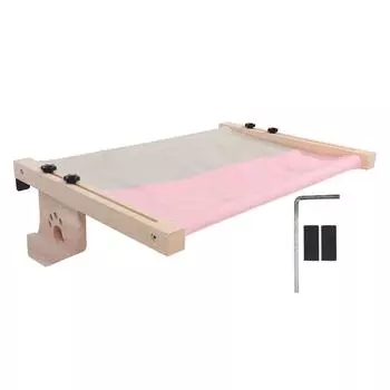 Кошачий гамак для окна, экономящий место, застежка-липучка, удобная кровать-гамак для окна для кошек