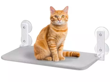 Cat Window Сильное всасывание Легко Cat Window Cat Грузоподъемность Вентиляция Для Лета и Стресс Окно Окно Обзор Cat Cat Японский