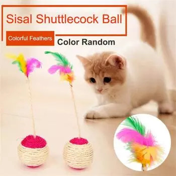 Catch Fun Cats Scratch Training Cats Toys Зоотовары Когтеточка Котята Товары для дома Игрушки Аксессуары из сизаля Сад XS