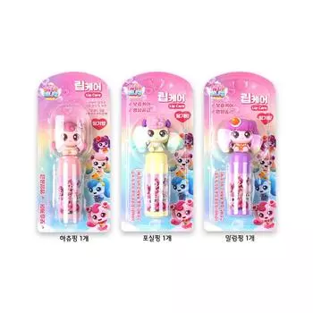 Catch Tiniping Lip Care Strawberry Scent 3-Piece Set / Hatuping + Posilping + Mallangping, 3,8 г, 3 шт.
