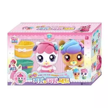 Поймайте Тинипинг Сладкая и кислая кукла Маффинг Мягкая игрушка + набор для кексов, популярный персонаж в Корее