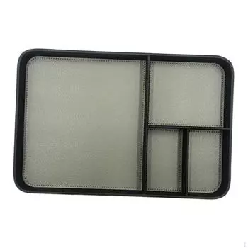 Catchall Tray Valet Premium Modern, износостойкий, для мужчин, контейнер для хранения, прикроватный органайзер Brown Beige