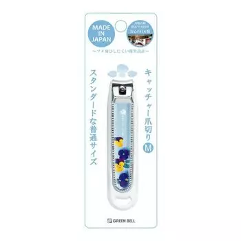 Catcher Nail Clipper M Blue Green Bell NC-156