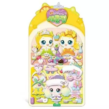 Наклейка «Золотая координация» от Catchtinipping Sacomping, популярный персонаж в Корее