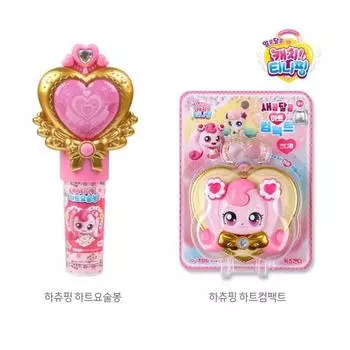 Catchtinipping Hatching Heart Magic Wand + Heart Compact Candy 10 г, популярный персонаж в Корее