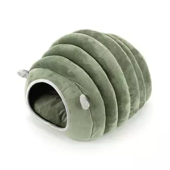 Caterpillar, cat nest Hamster cotton nest Small kennel, winter closed deep sleep cat sleeping mat Internet celebrity XS