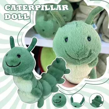 Caterpillar Doll, Baby Sleeping Doll,Soothing Animal Series Plush Toys,5.1inch One Size