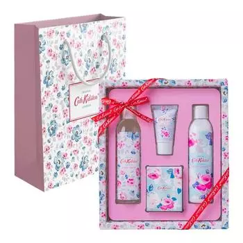 CATH KIDSTON Комплект для тела Wild Rose and Queen s Indulgent + сумка для покупок, 1 комплект