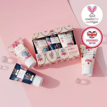 Cath Kidston Веганский дикая роза и крем для рук Queen s Triple Plan (30млX3), Корейская косметика