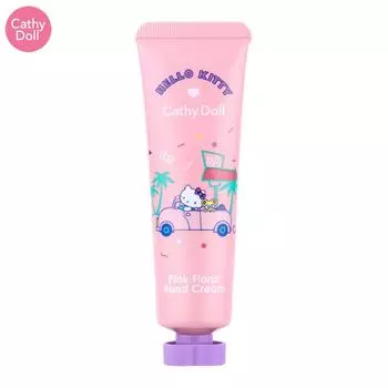 Cathy Doll Hello Kitty Розовый цветочный крем для рук 30 г - Тайский уход за кожей