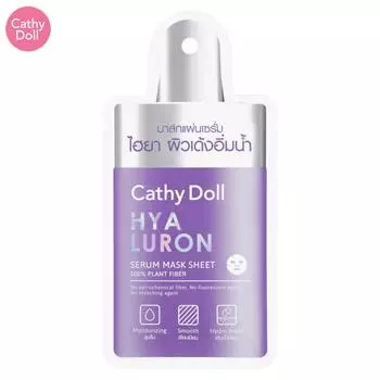 Cathy Doll Hyaluron Сыворотка Маска Лист, Увлажнение, Гладкий, Hydro Boost, 20 г x 1 шт / 3 шт - Тайский уход за кожей 20 g
