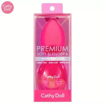 Cathy Doll Мягкий блендер и защитный чехол премиум-класса, без латекса, очень мягкий, для влажной и сухой уборки — тайский косметический инструмент розовый